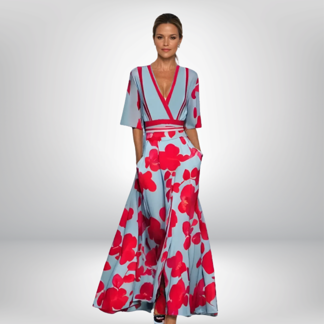 Henrietta™ | Elegantes Kleid mit Blumenmuster